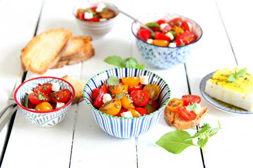 Tomates cerises marinées pour l'apéro