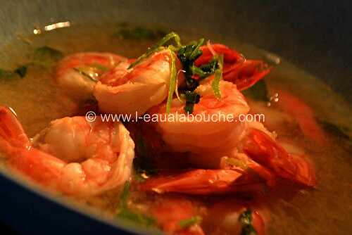 Bouillon Thaï aux Crevettes