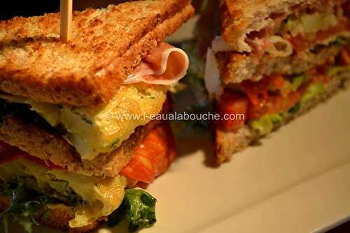 Club Sandwich Ibérique Tortilla Serrano Chorizo