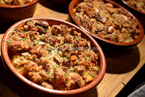 Crumble à la Courge-Noisette & Parmesan