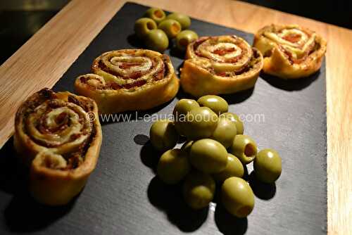 Feuilletés Escargots à l'Olivade & au Jambon aux Herbes