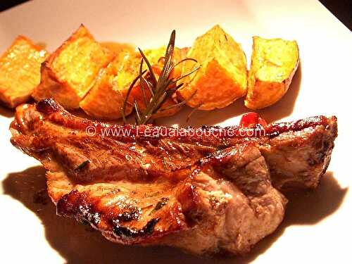 Fricassée Grillée & Patates Douces aux Herbes