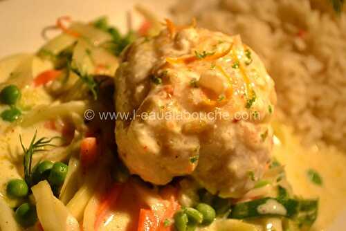 Médaillons de Sole au Four Sauce Parmesan Légumes Poêlés