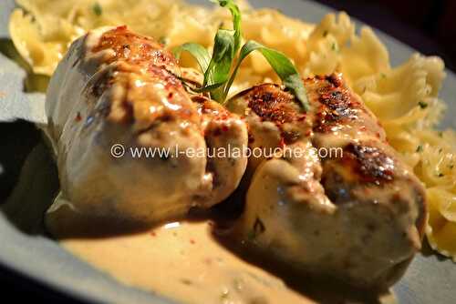 Paupiettes de Veau Sauce à la Moutarde et à l'Estragon