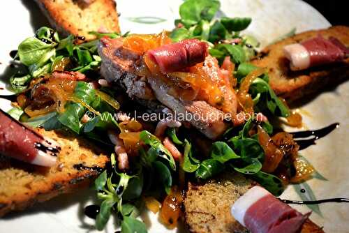 Petite Salade Gourmande Au Foie Gras