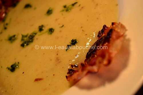 Potage de Poireaux & sa Pancetta