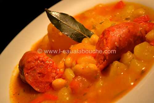 Potage de Pommes de Terre au Chorizo & Pois Chiche