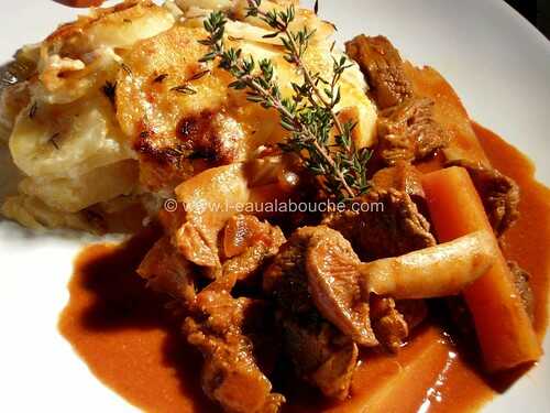 Ragoût de Boeuf au Paprika Gratin de Panais