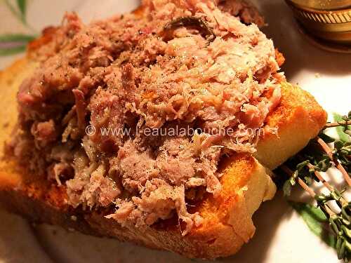 Rillettes de Canard et de Porc au Poivre Rouge