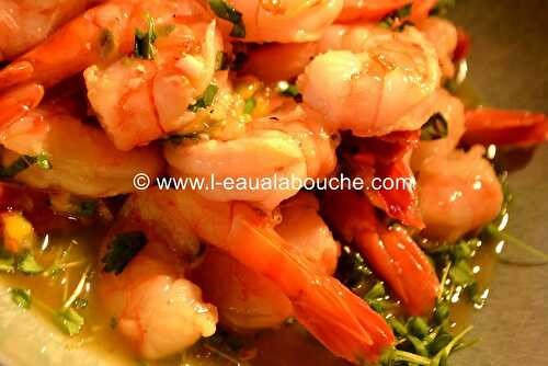 Salade de Crevettes aux Fruits de la Passion