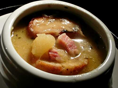 Soupe Campagnarde Oignons Lard & Patates