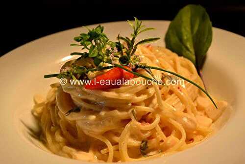 Spaghetti aux Herbes Ail & Citron