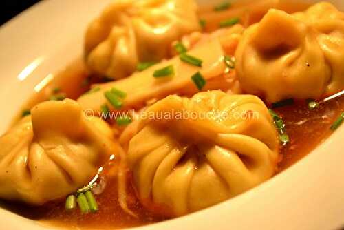 Won Ton au Porc Bouillon Pousse de Bambou & Mungo