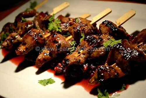 Yakitori d'Aiguillette de Canard & Salade de Grenade