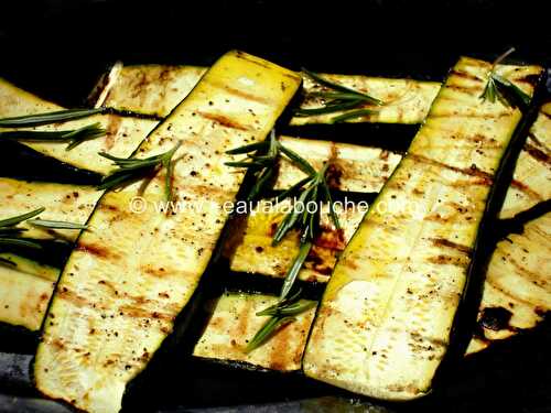 Courgettes Grillées au Barbecue