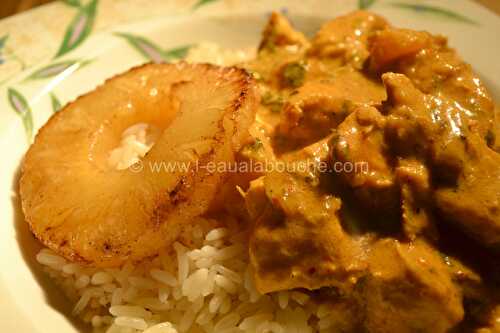 Poulet au Curry Ananas & Citron Vert