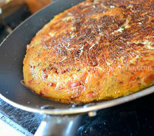 Galette de Röstis aux Lardons et au Gruyère