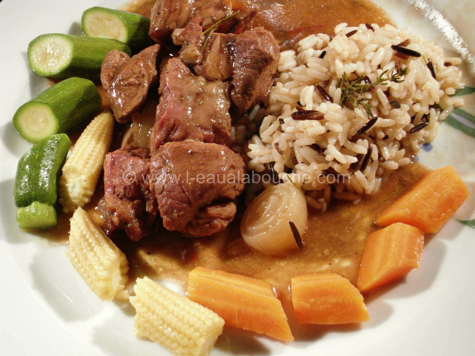 Navarin d'Agneau Au Four Et Légumes Printaniers 