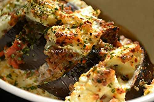 Aubergines Gratinées Au Fromage De Brebis