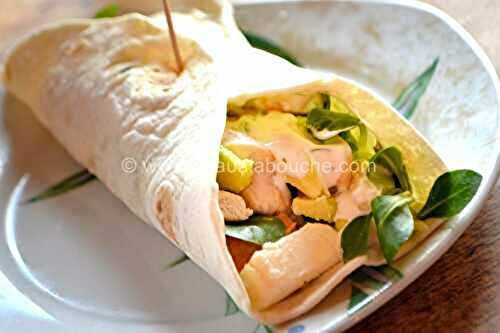 Wrap Poulet-Avocat-Sauce Blanche