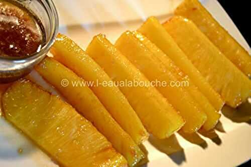 Ananas Caramélisés Et Flambés Au Glenmorangie