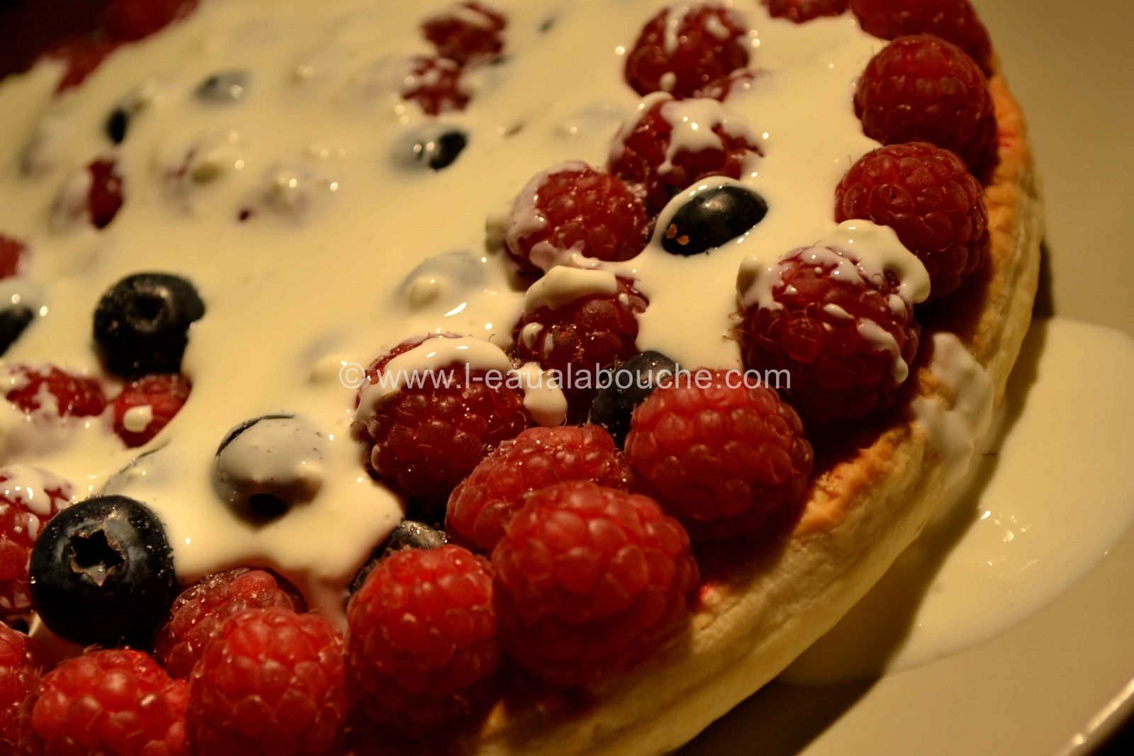 Tarte Framboises Et Myrtilles Crème De Mascarpone