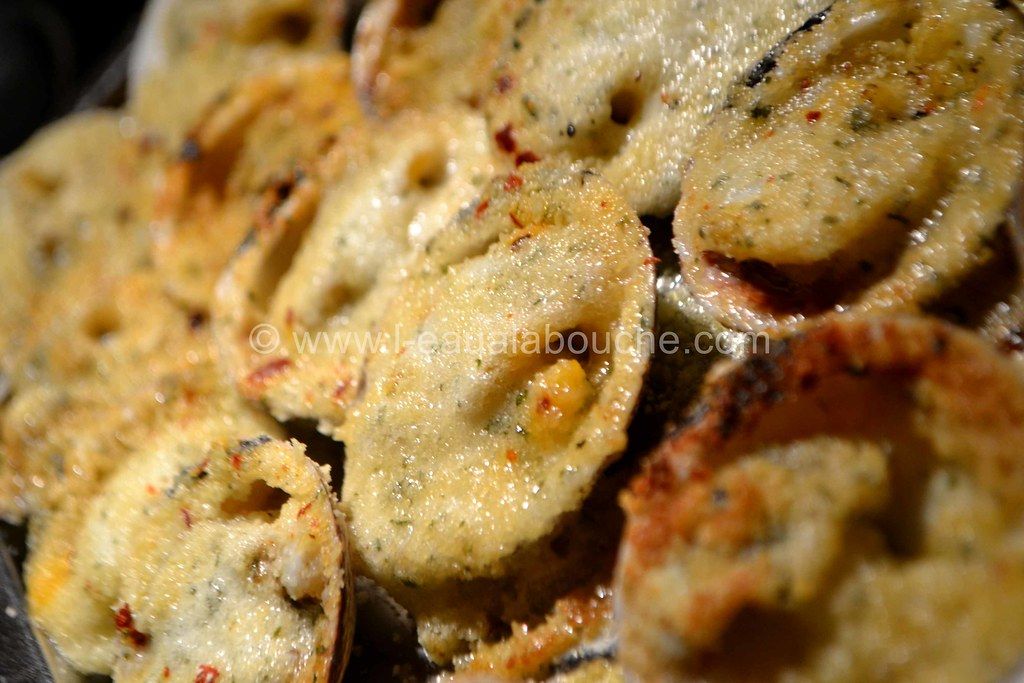 Amandes De Mer Gratinées À L'Ail Et Au Persil