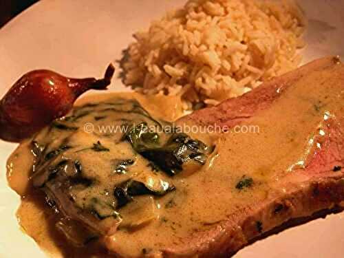 Rôti De Porc Aux Côtes De Bettes