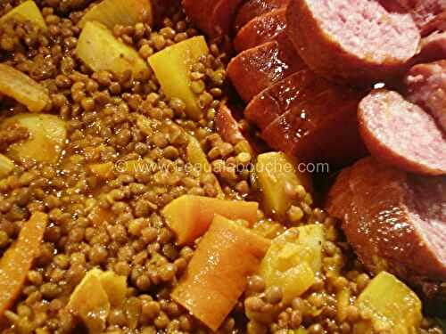 Lentilles Et Saucissons
