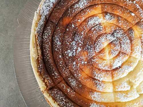 Tarte au fromage blanc alsacienne sans pâte (kasekuchen)