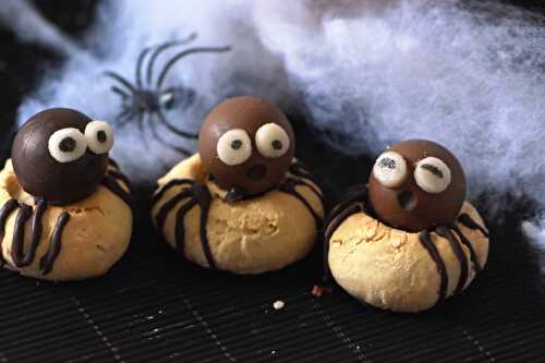 Spider cookies (ou cookies araignée)