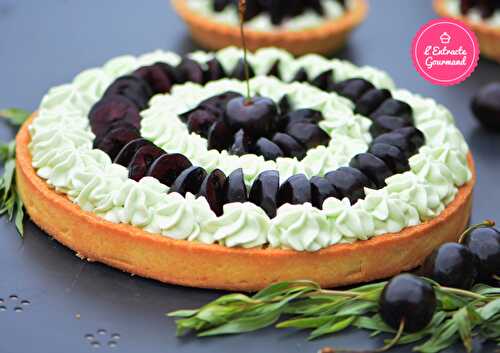 Tarte cerises/estragon