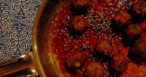 Boulettes à l'asiatique