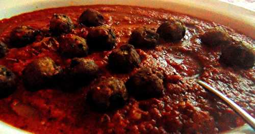 Boulettes en sauce indienne