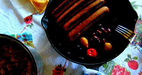 Couscous, saucisses, olives