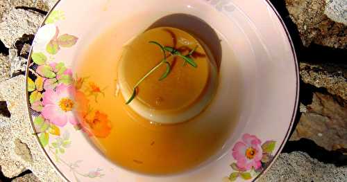 Crème caramel au Lapsang Souchong