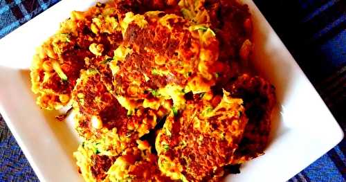 Croquettes de courgettes et pois chiches