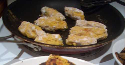 Croquettes de patate douce et pois chiches