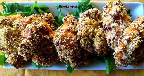 Croquettes de tofu au pesto rosso