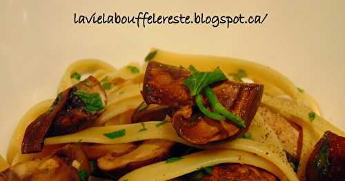 Fettuccine aux champignons