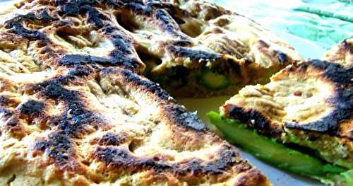 Galette de fleurs de courgettes farcies 