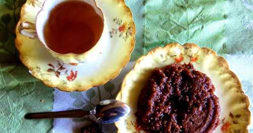 Gâteau à l'érable cuit dans une boîte de conserve