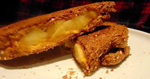 Grilled cheese aux pommes