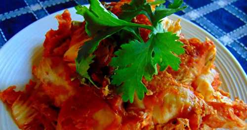 Kimchi fritters 