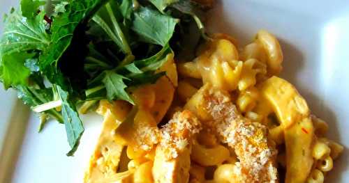 Mac'n cheese aux crevettes, ou le retour du tofu de la mer