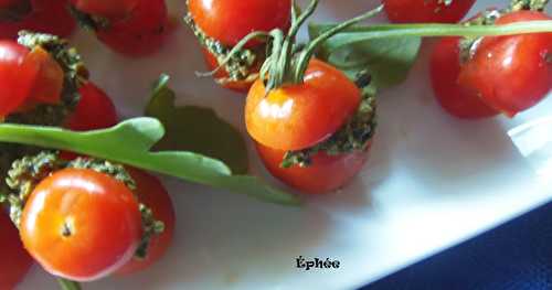 Mini tomates et pesto