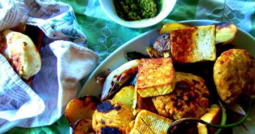 Mixed grill et chimichurri