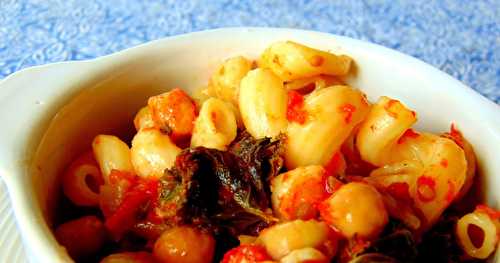 "One pot pasta" aux tomates et kale