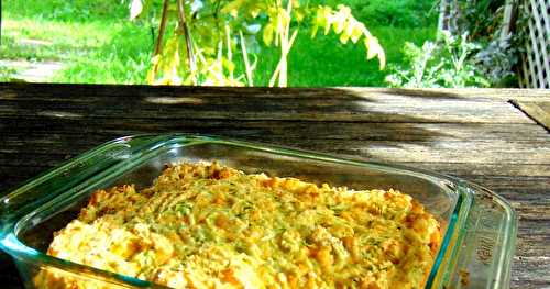 Pain ou carrés aux courgettes et cheddar végétal