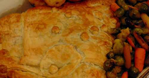 Pâté de Noël aux lentilles en croûte